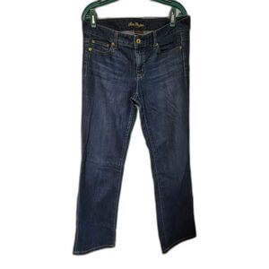 Ann‎ Taylor Modern Fit Lindsay Waist Bootcut Jeans 10 Blue Mid Rise